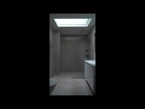 Private House Bathroom Smart Controlled Lighting Design