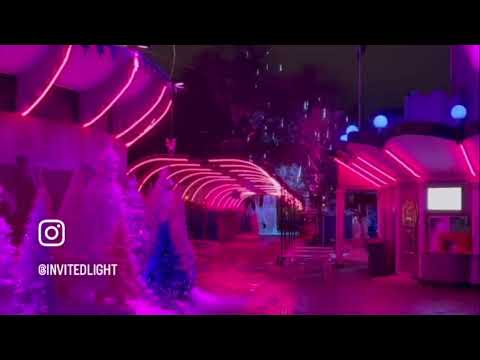 Gröna Lund Winter Wonderland different light installation 2023